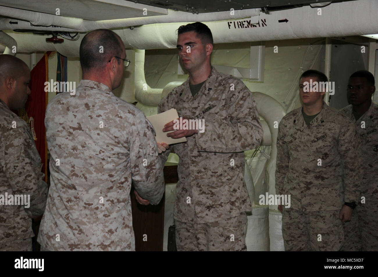 MEDITERRANEAN SEA (April 2 2018) Marine Corps Cpl Michael Danner a