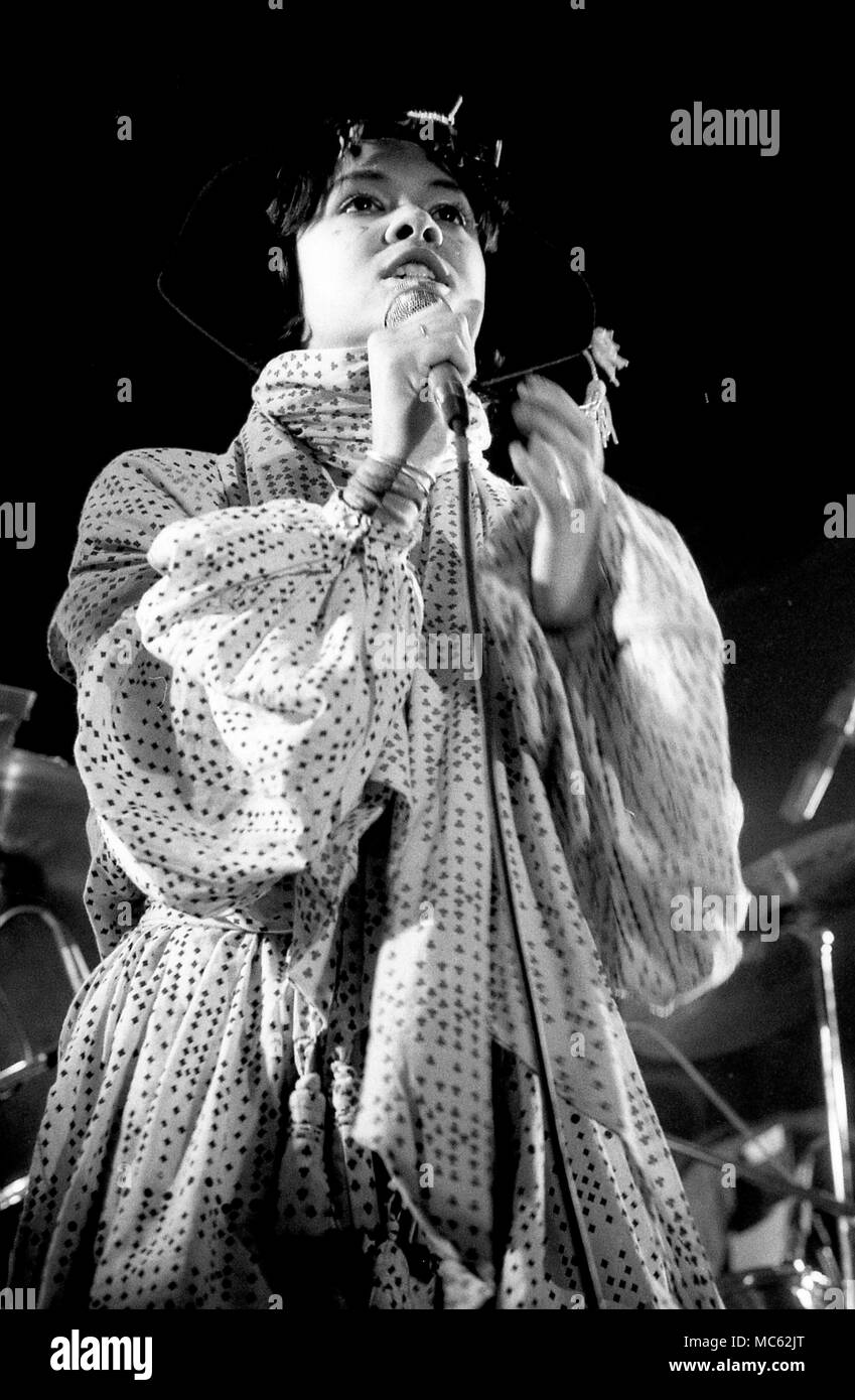 Bow Wow Wow 1980 Hammersmith Palais  Featuring: Annabella Lwin, Bow Wow Wow Where: London, United Kingdom When: 13 Mar 2018 Credit: Andy Phillips/Cover Images Stock Photo