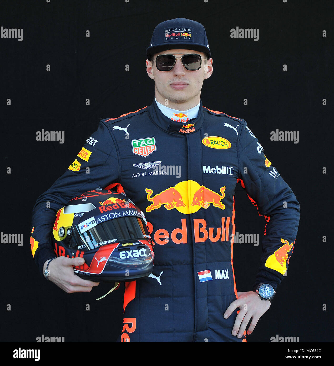 Max Verstappen of Aston Martin Red Bull Racing. Day 1 of the 2018 Formula 1  Rolex Australian Grand Prix held at The circuit of Albert Park, Melbourne,  Victoria on the 22nd March
