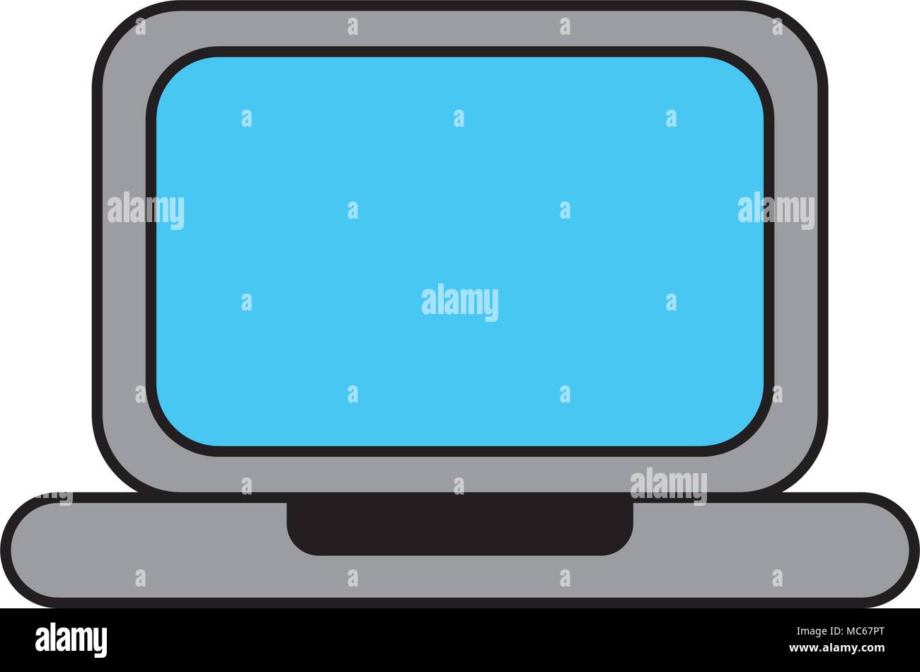 laptop digital screen device wireless Stock Vector Image & Art Alamy