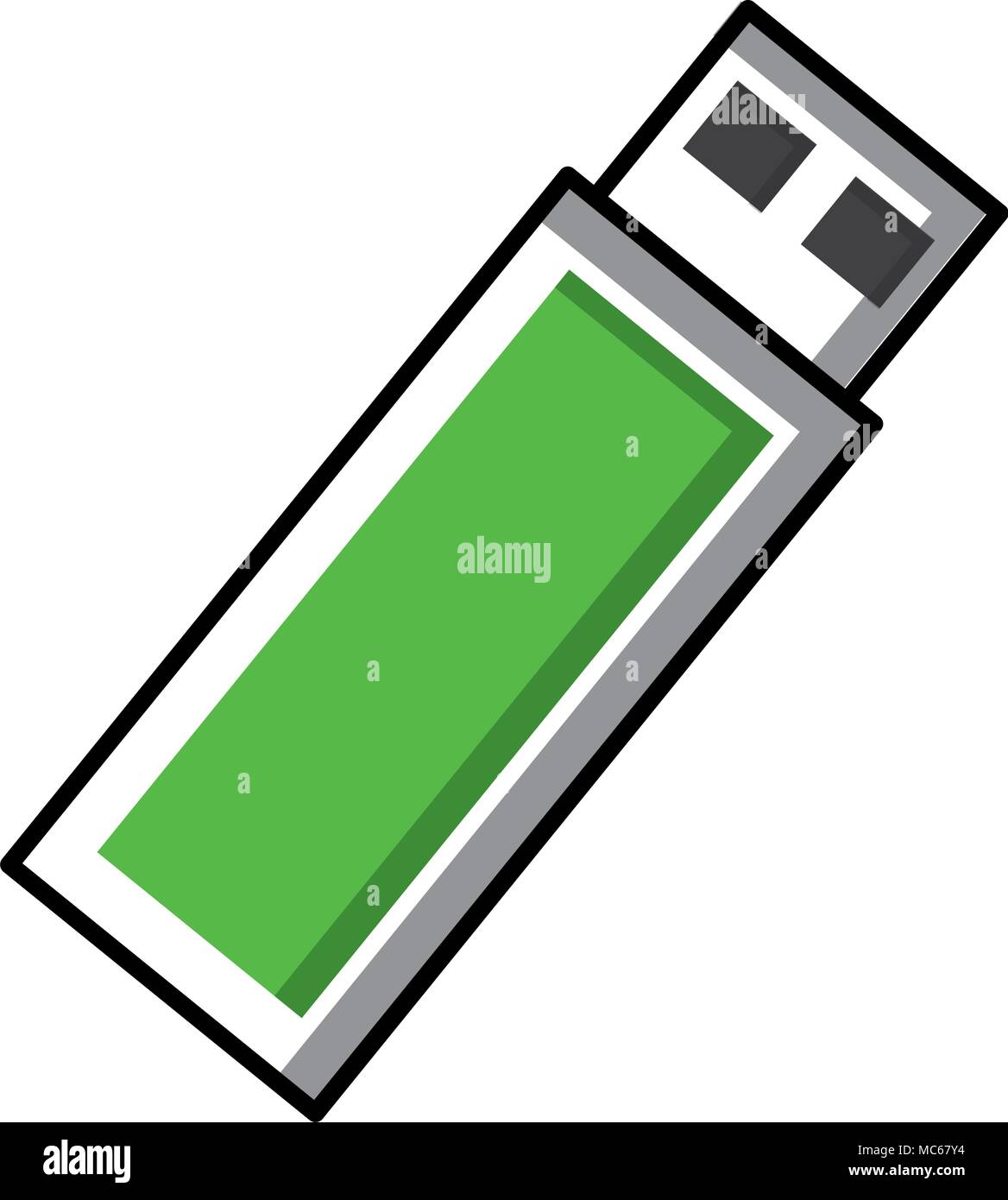 usb memory flash icon Stock Vector Image & Art Alamy