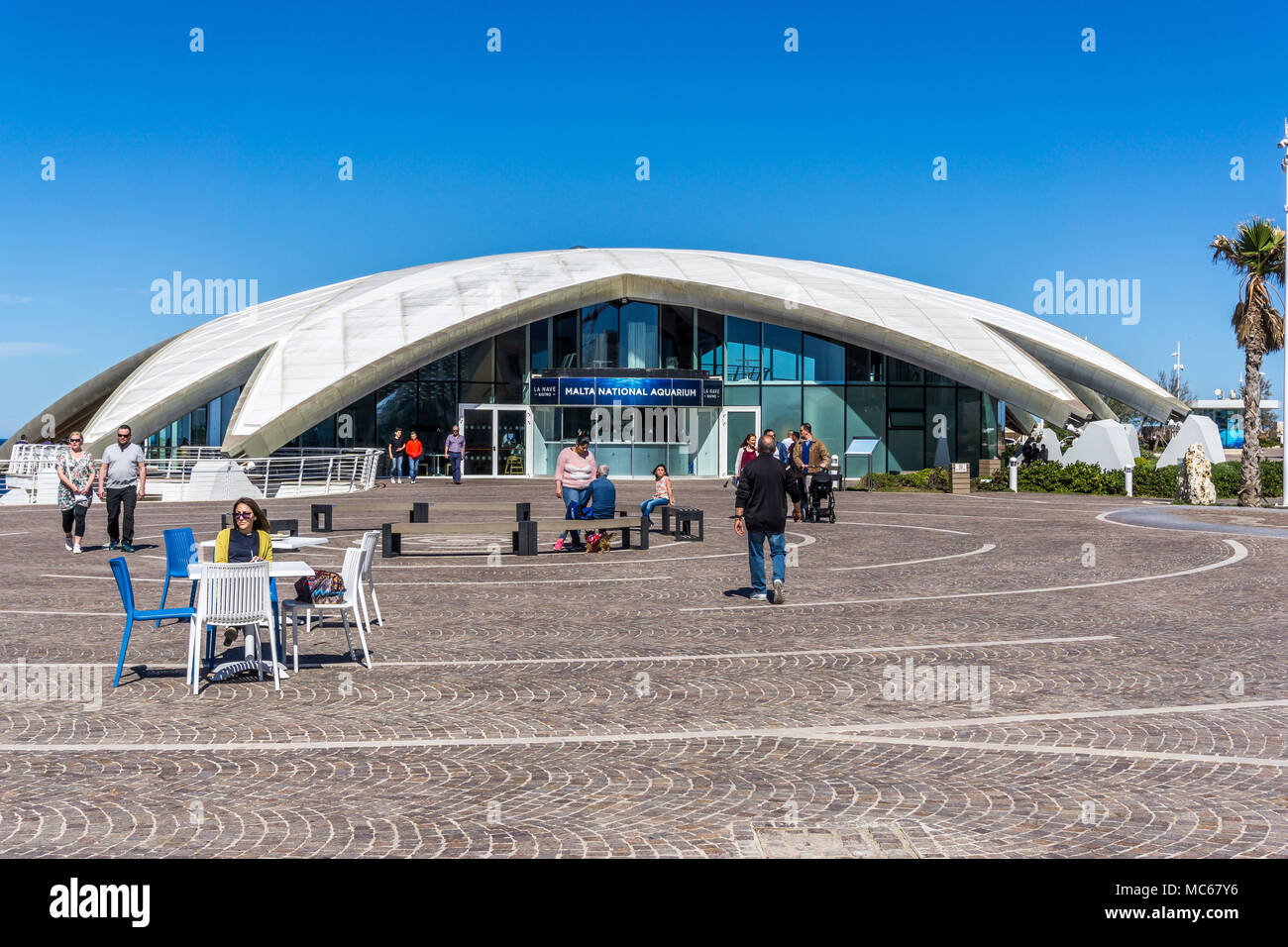 The Malta National Aquarium, Qawra (Il-Qawra), Saint Paul's Bay, Northern District, Republic of Malta Stock Photo