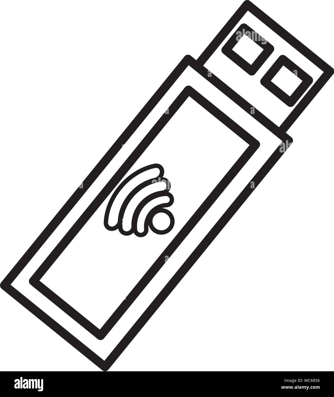 usb wifi connection icon Stock Vector Image & Art - Alamy