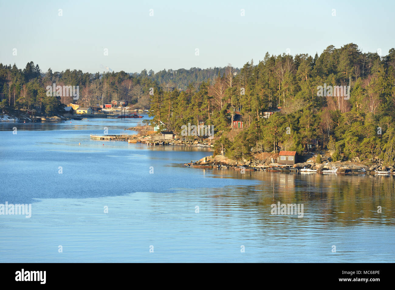 Stockholm archipelago, largest archipelago in Sweden, and second
