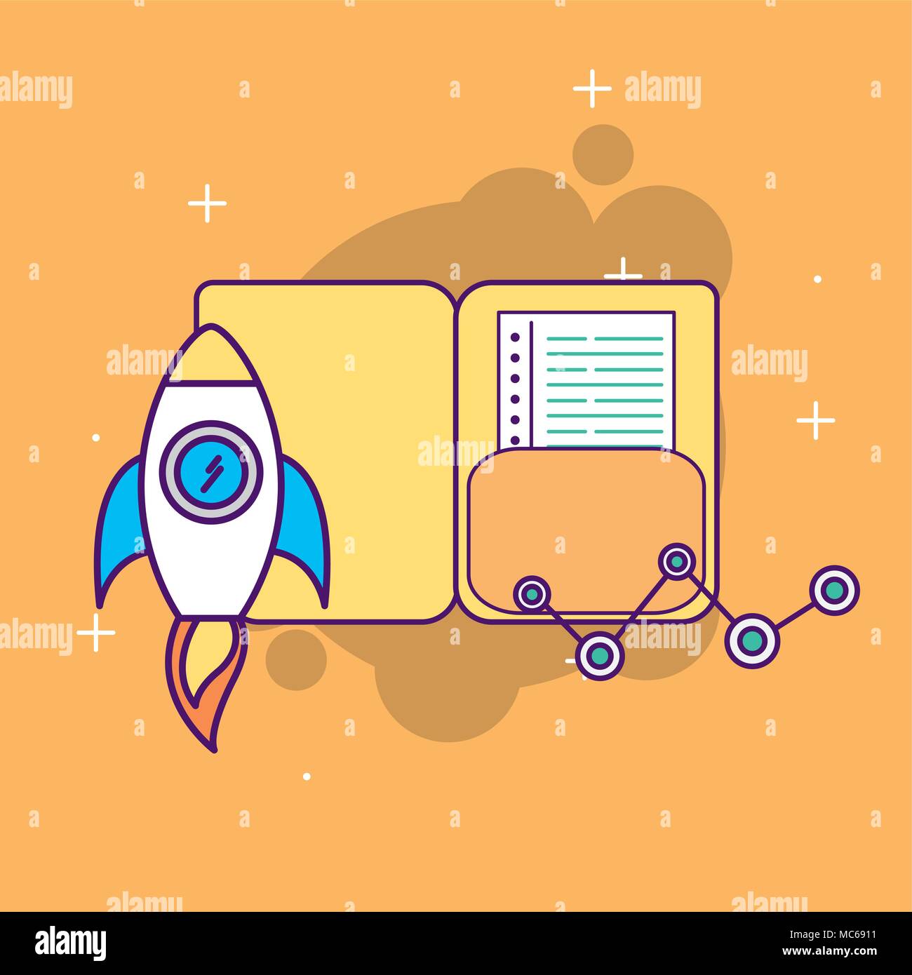 start up business Stock Vector