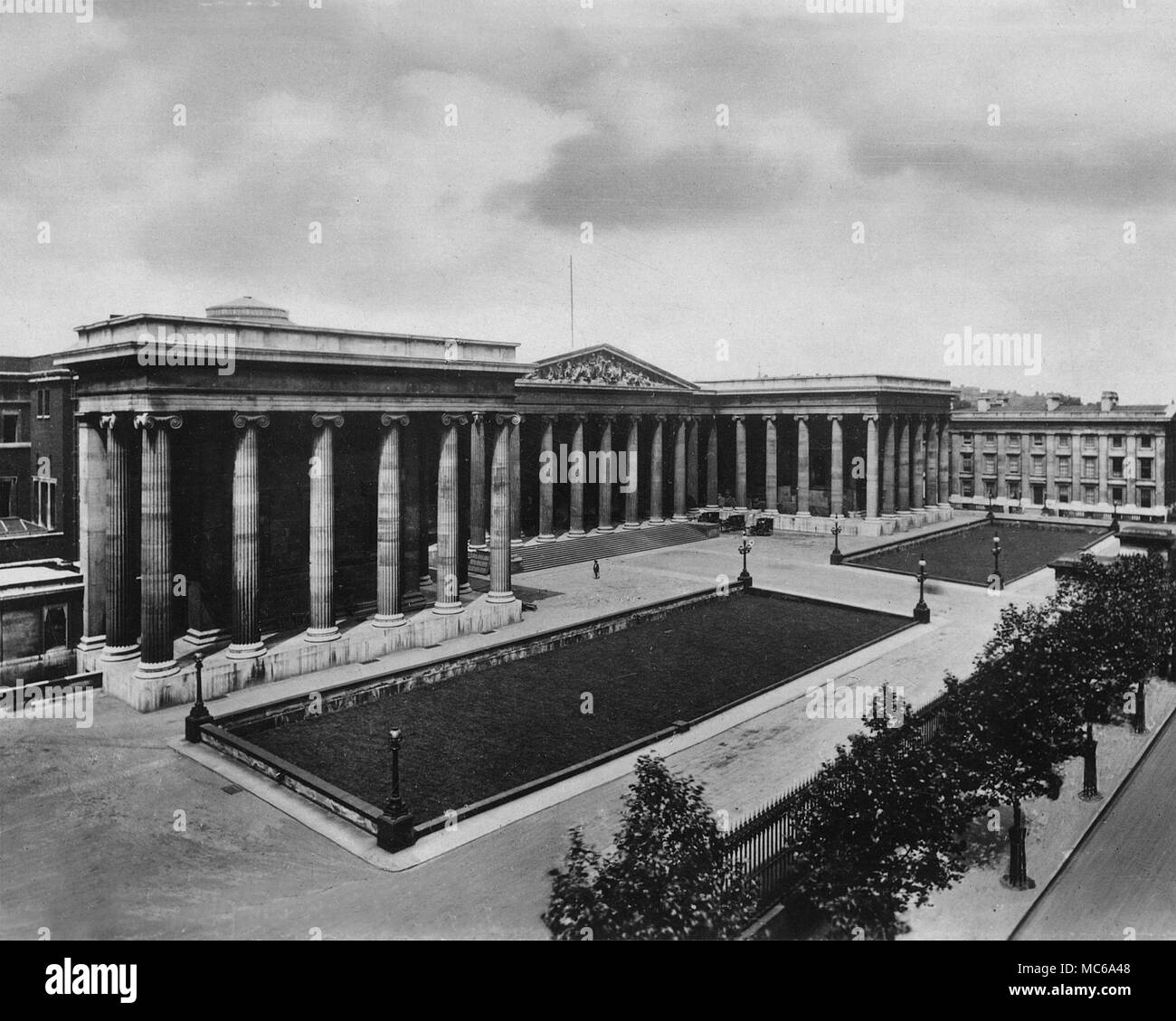 british museum, london,1915 Stock Photo