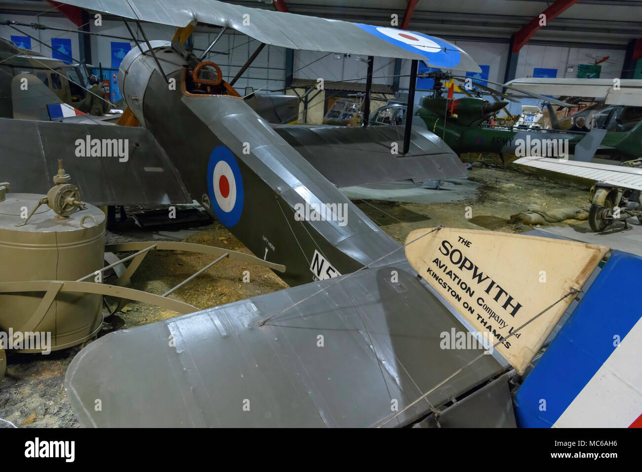 Museum of Army Flying Middle Wallop Hampshire UK Stock Photo