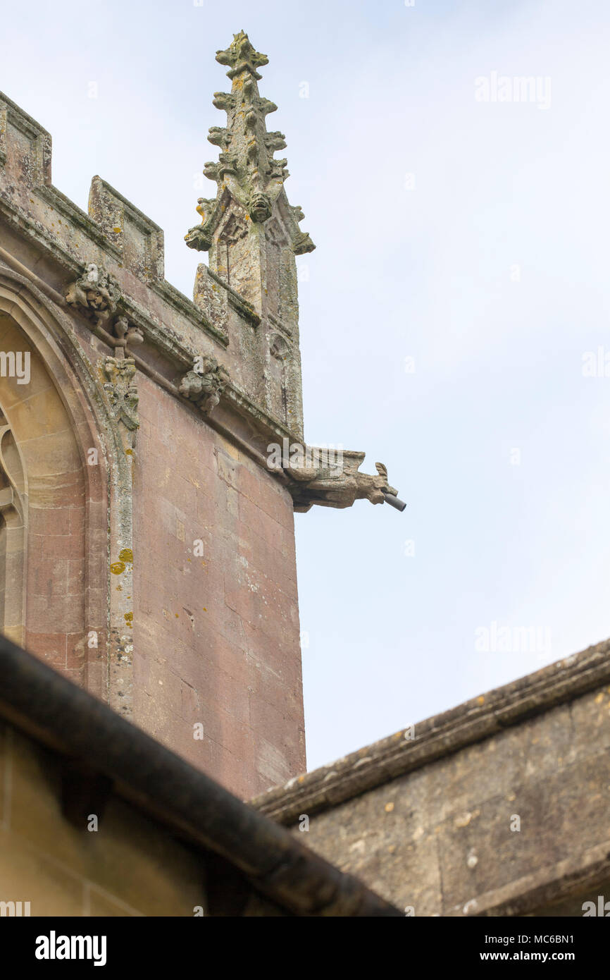 Gargoyle on St Mary the Virgin Church, Gillingham North Dorset England