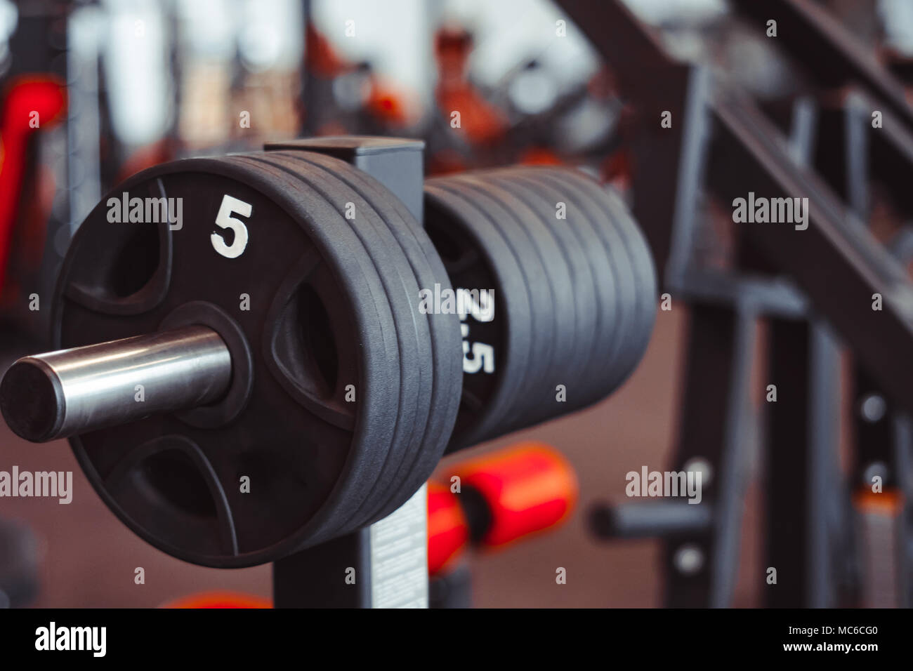 pancakes for rod hanging on bracket in sportshalle Stock Photo Alamy