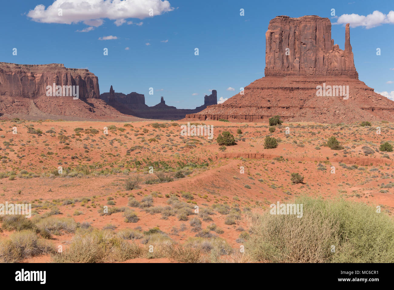 Navajo Nation Indian Reservation Monument Valley in Utah and Arizona United States Stock Photo