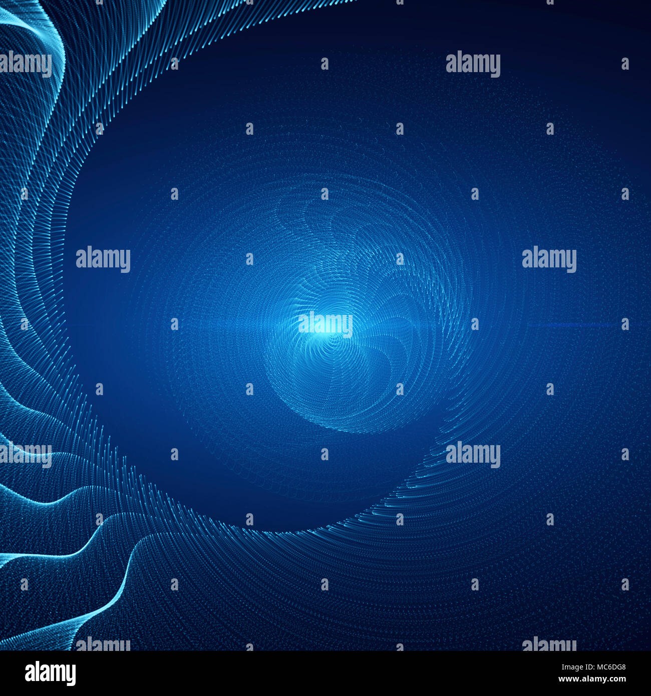 Abstract geometric blue background with twisted lines Stock Photo - Alamy
