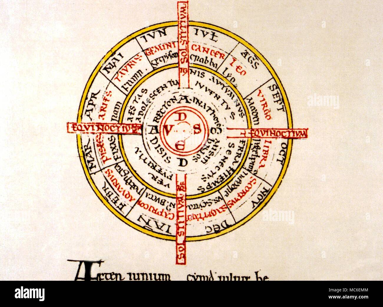 CALENDARS Artwork based on a mediaeval mss (Byrhtferth's Manual) in