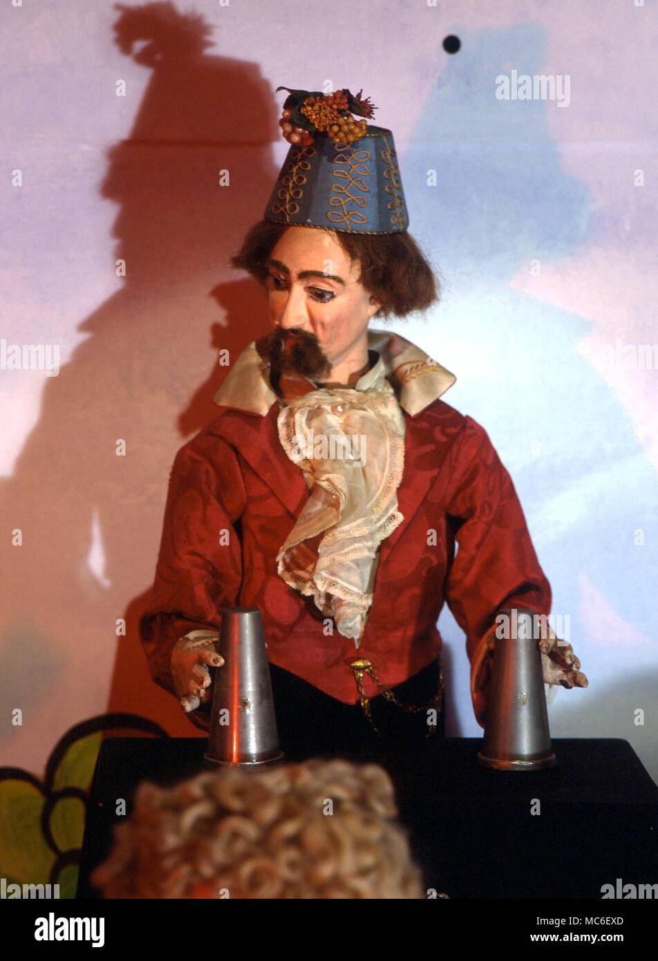 Magician automaton. From the Museum of Automata, York Stock Photo