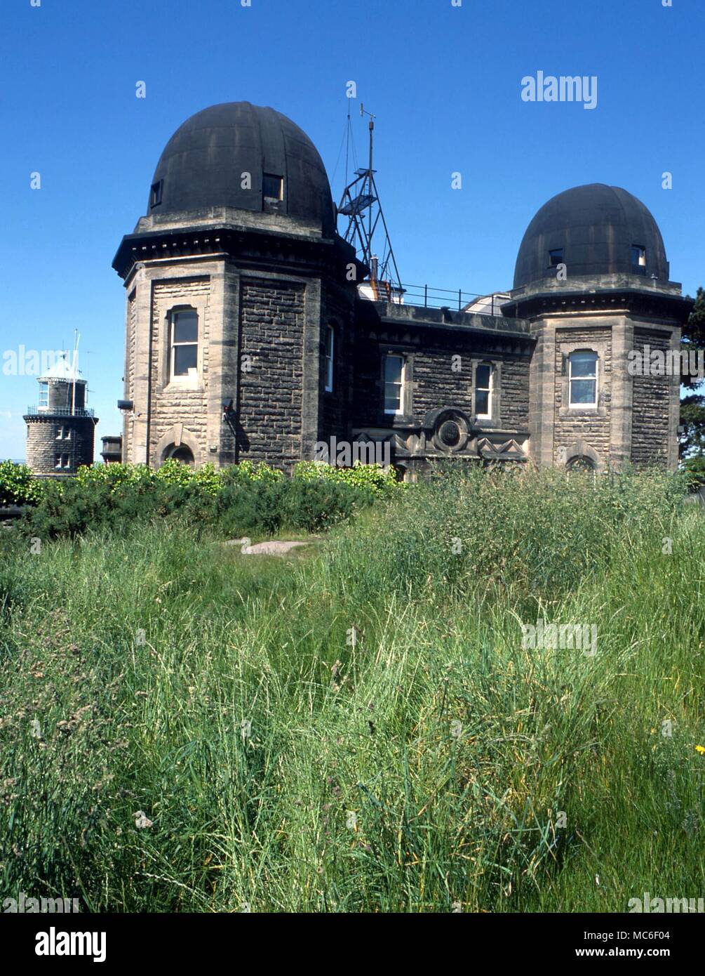 OBSERVATORIES - The observatory and Tidal Institute on Bidston Hill is now owned by Liverpool University, the latter being used to provide tidal predictions for over 160 ports, worldwide Stock Photo