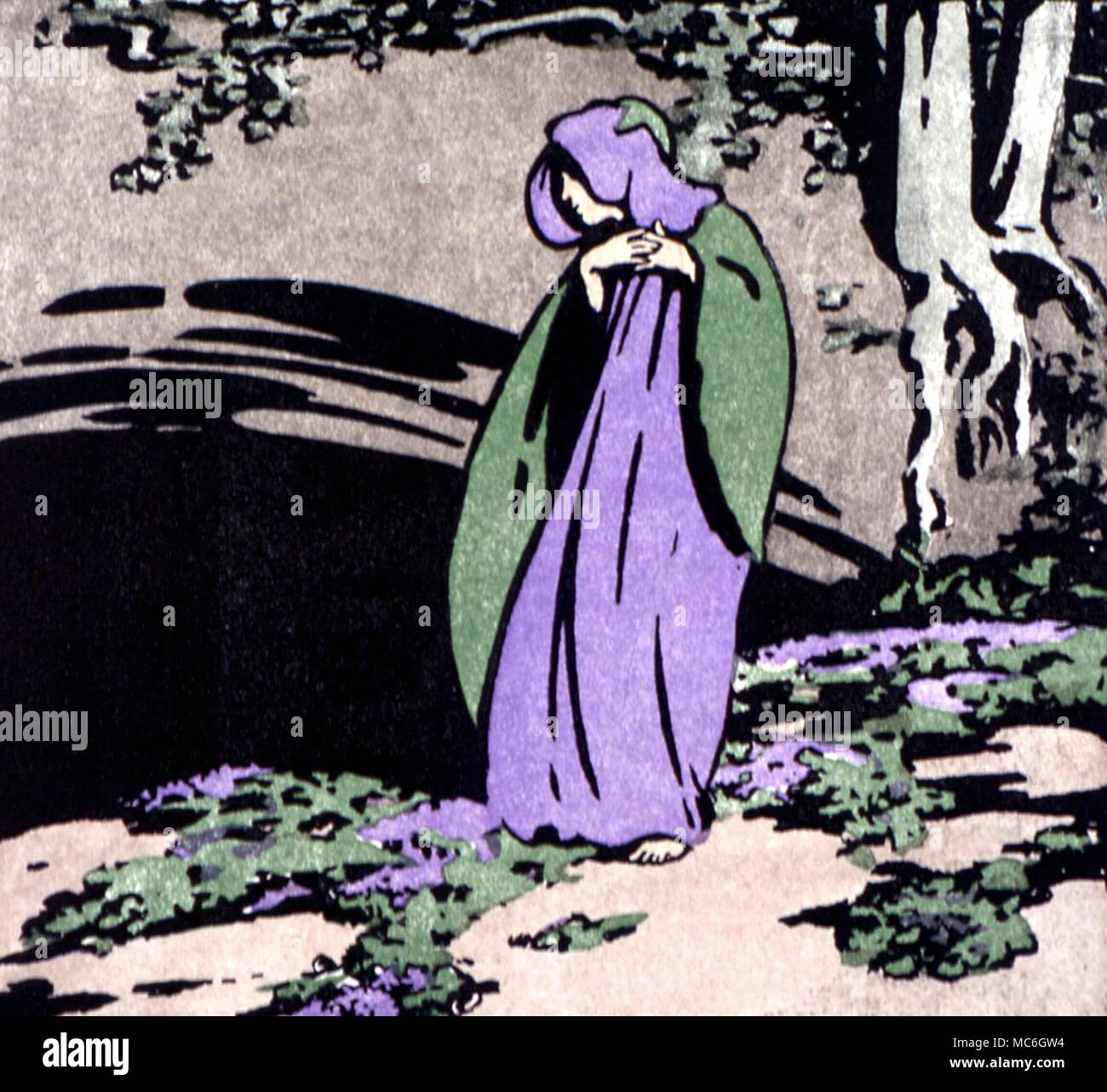 DREAMS - 'Dead Dreams' from W G Robertson's A Masque of May Morning, 1905 Stock Photo