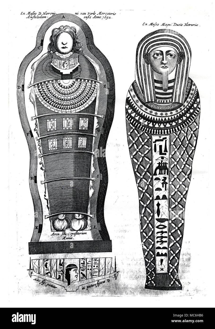 Ancient Egypt Mummies Drawings