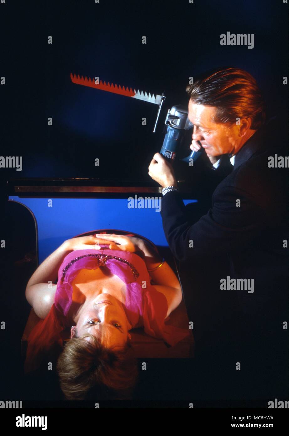 Sawing In Half Trick High Resolution Stock Photography And Images Alamy