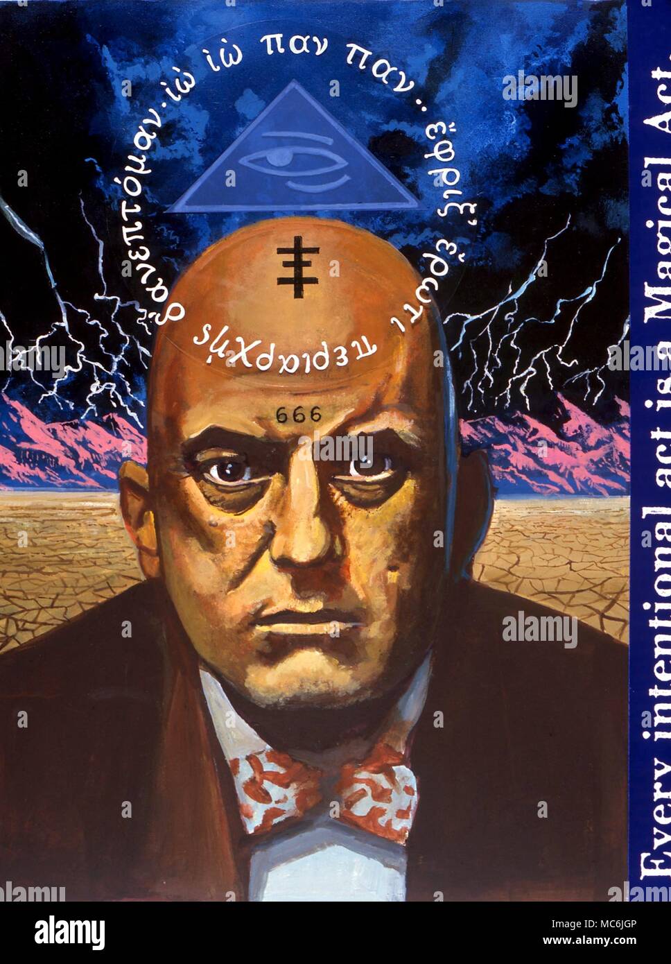 Aleister crowley painting hi-res stock photography and images - Alamy