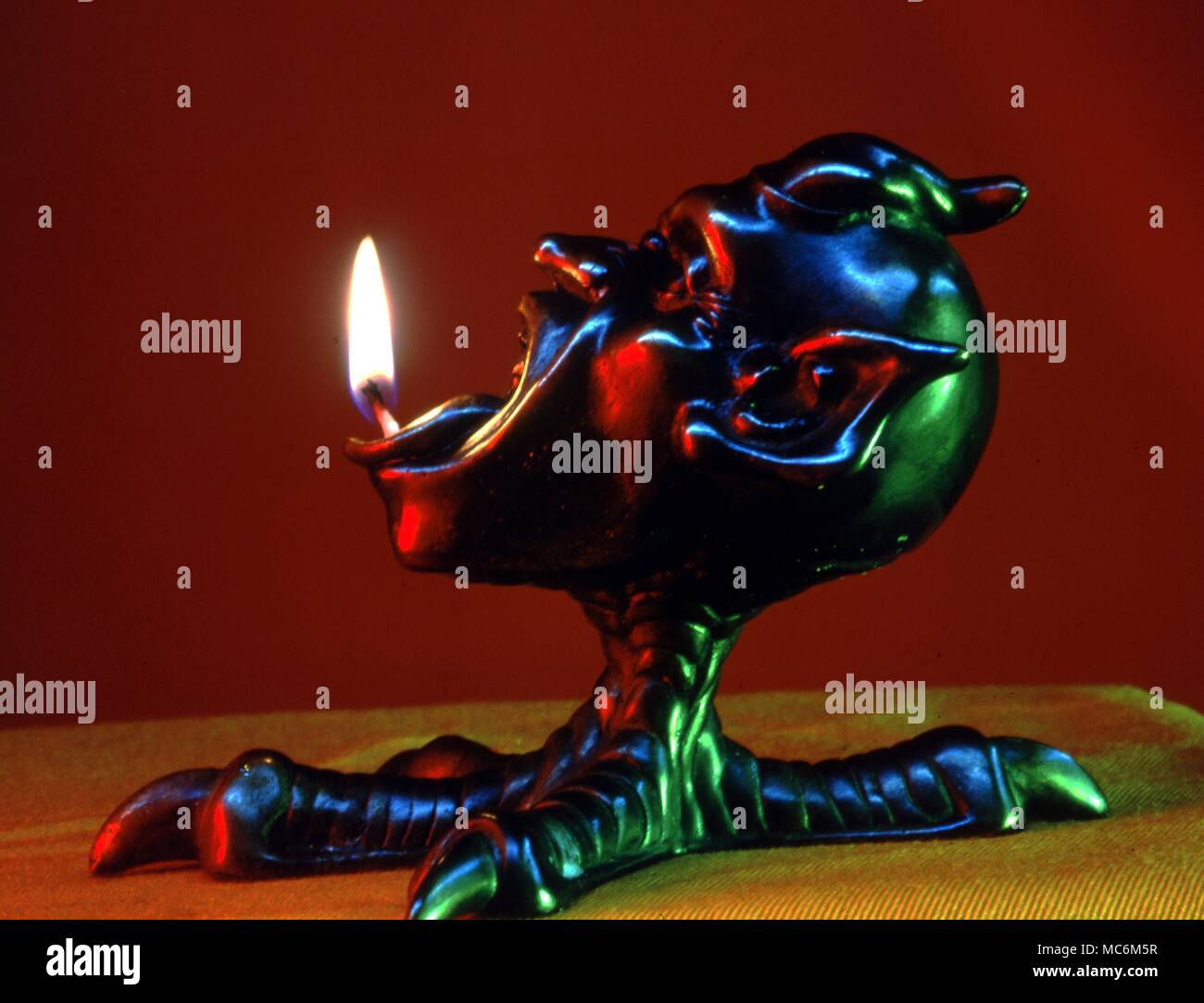 Magical oil lamp. Sculpted and cast by Graham FennEdwards Stock Photo