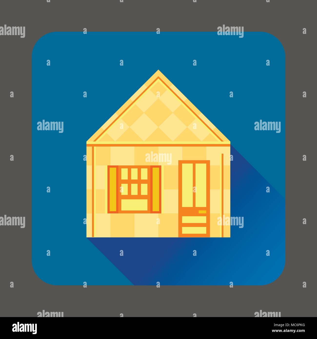 Small yellow cottage Stock Vector Images - Alamy