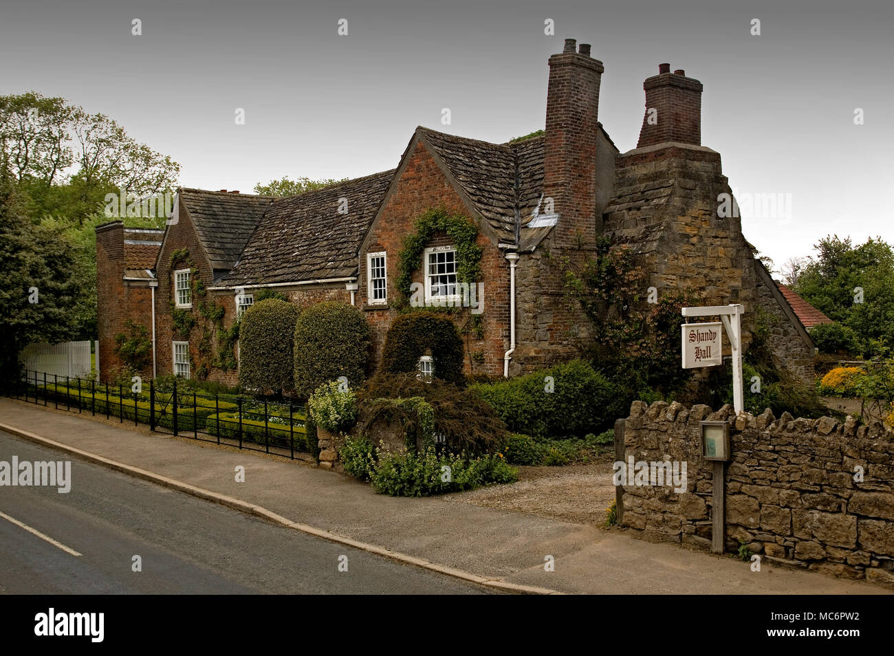 Shandy Hall Coxwold North Yorkshire the home of Rev Laurence Sterne from 1760-1768. Stock Photo