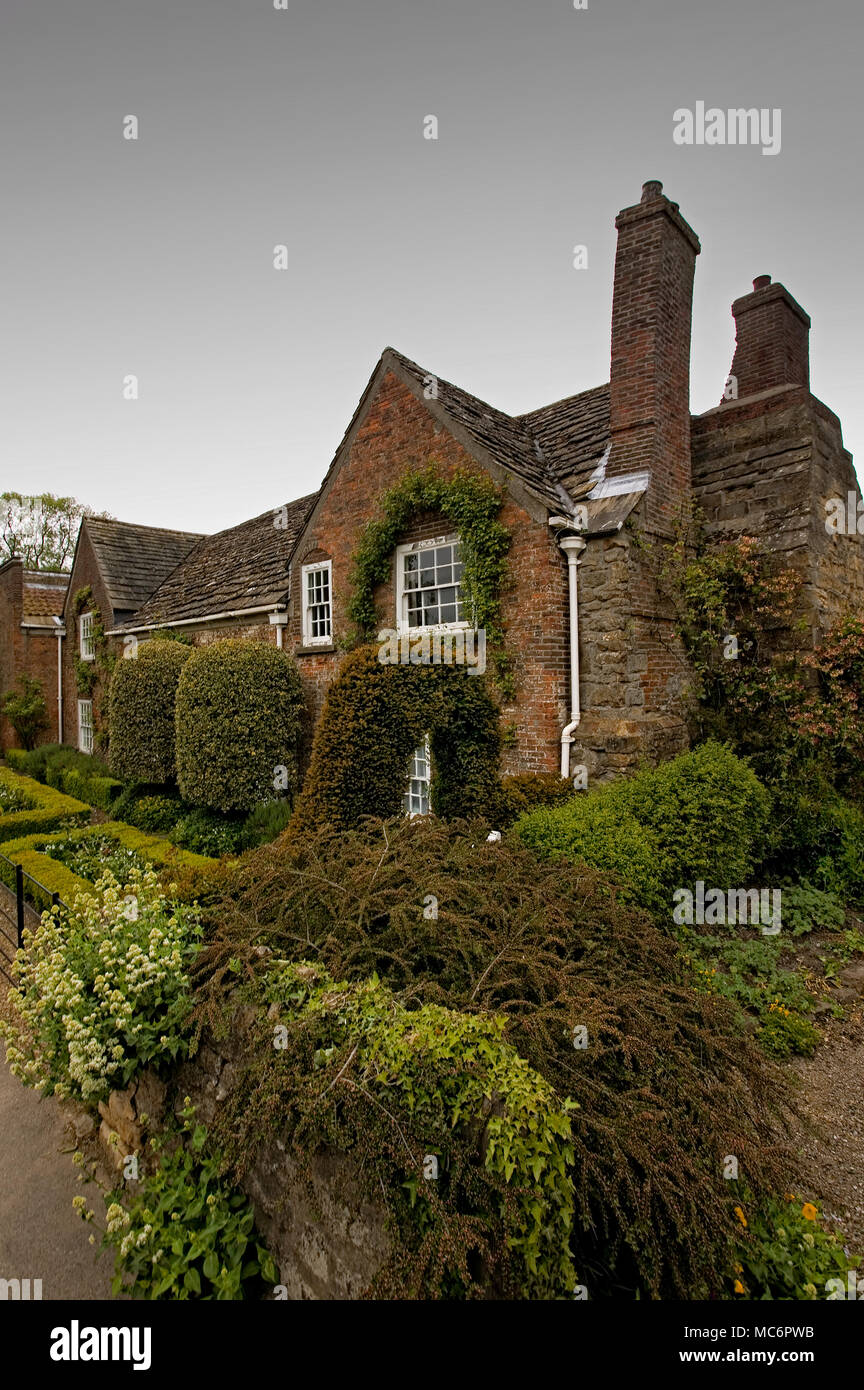 Shandy Hall Coxwold North Yorkshire the home of Rev Laurence Sterne from 1760-1768. Stock Photo