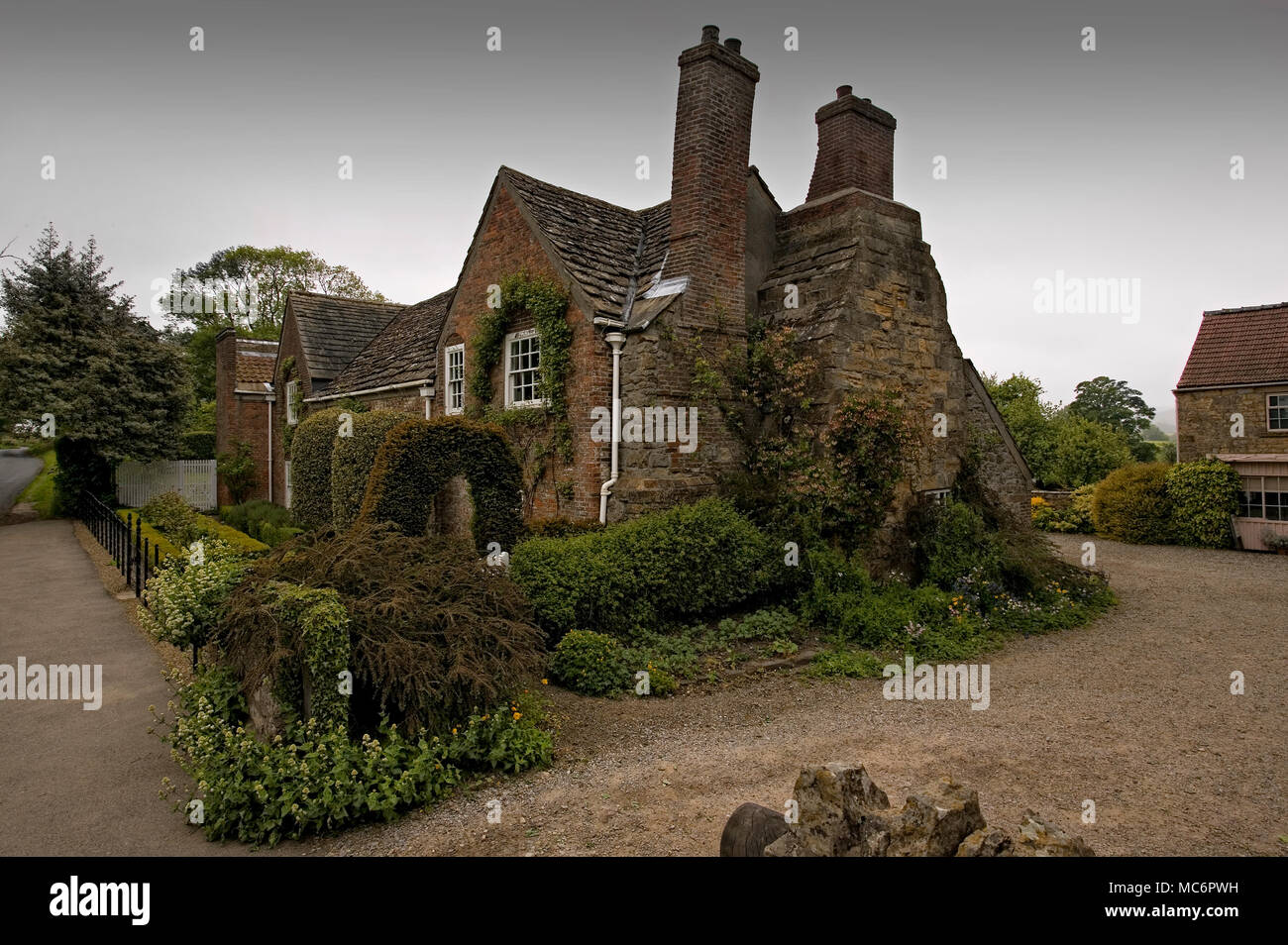 Shandy Hall Coxwold North Yorkshire the home of Rev Laurence Sterne from 1760-1768. Stock Photo