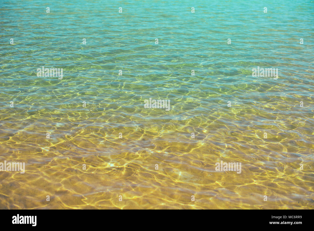 Beach Abstract Textures Sea water and sand on sea beach. Abstract texture with copy space for ...