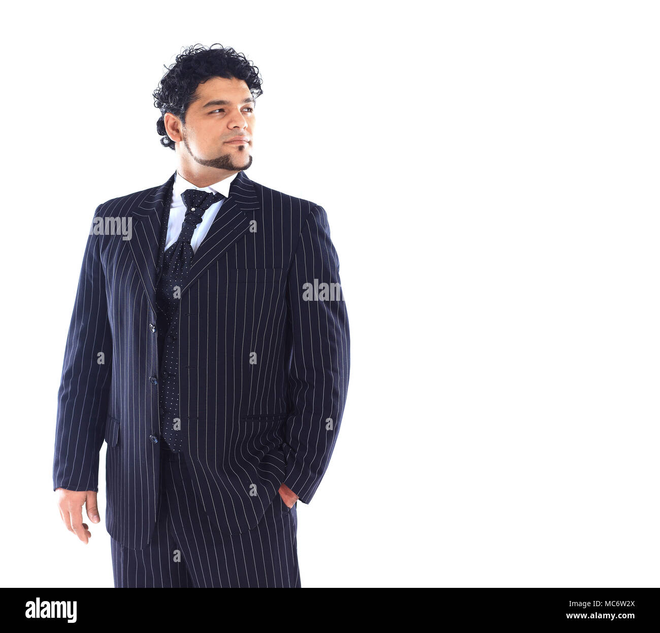 photo of successful businessman in business suit on white background ...