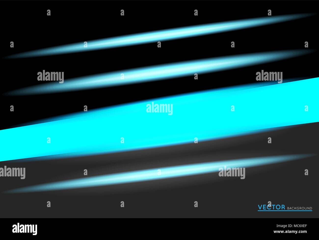 abstract dark background with neon lights effect Stock Vector Image ...