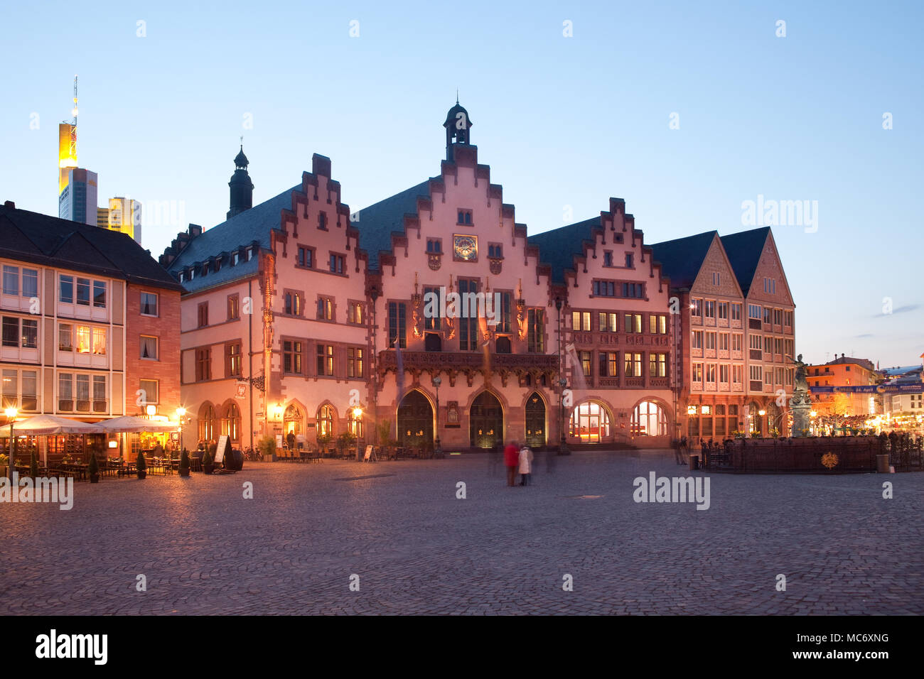 Frankfurt am Main, Hesse, Germany April 11, 2010 Night life at