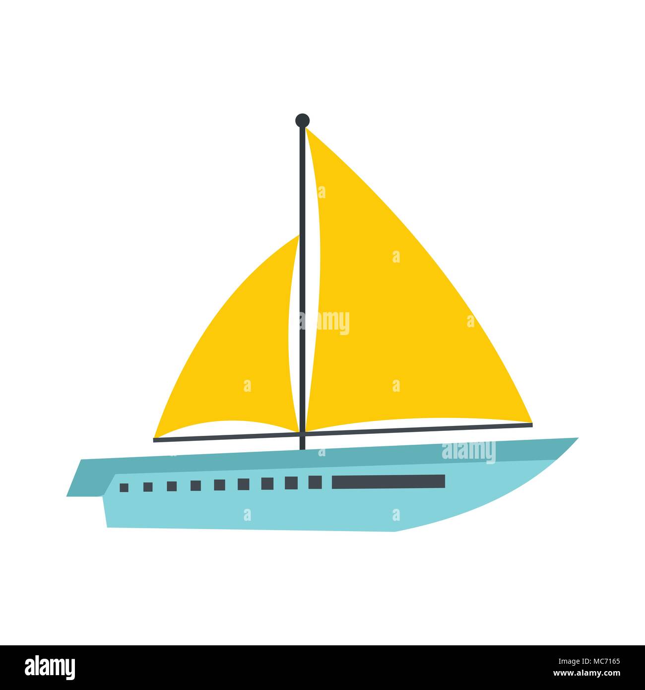 Big ship icon, flat style Stock Vector Image & Art - Alamy