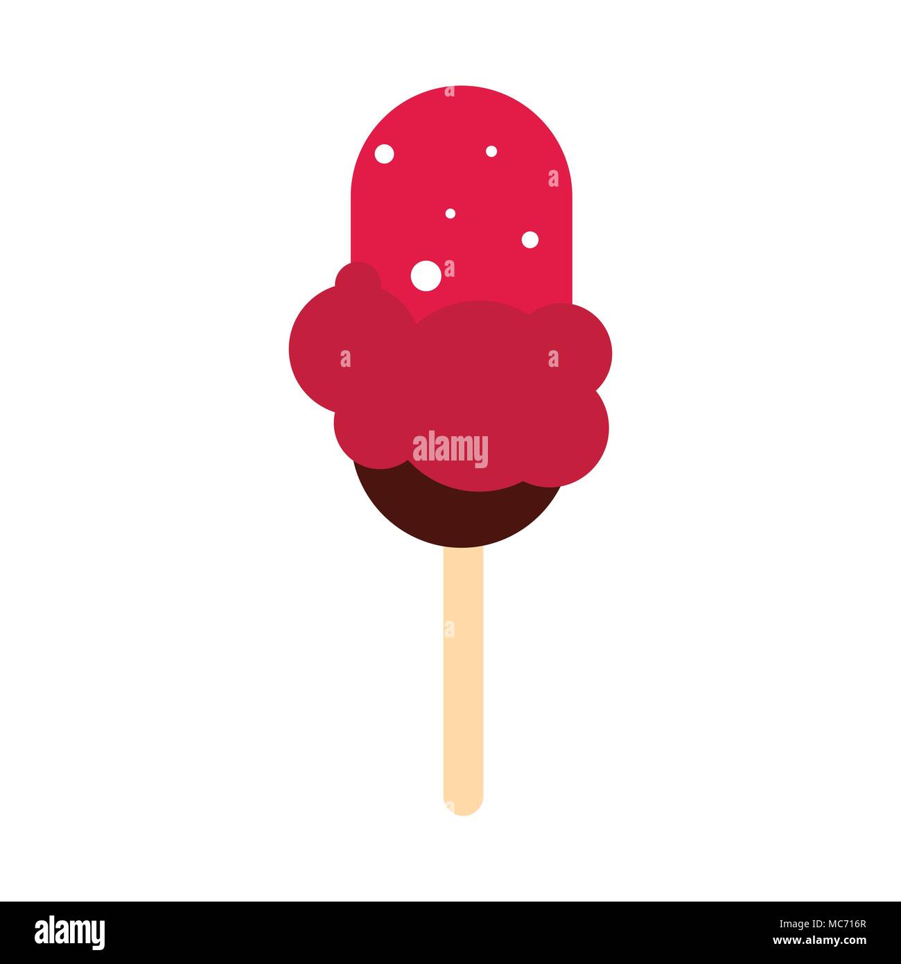 Popsicles icon, flat style Stock Vector Image & Art - Alamy