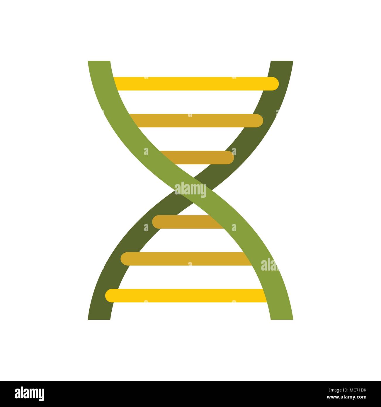 DNA icon in flat style Stock Vector Image & Art - Alamy