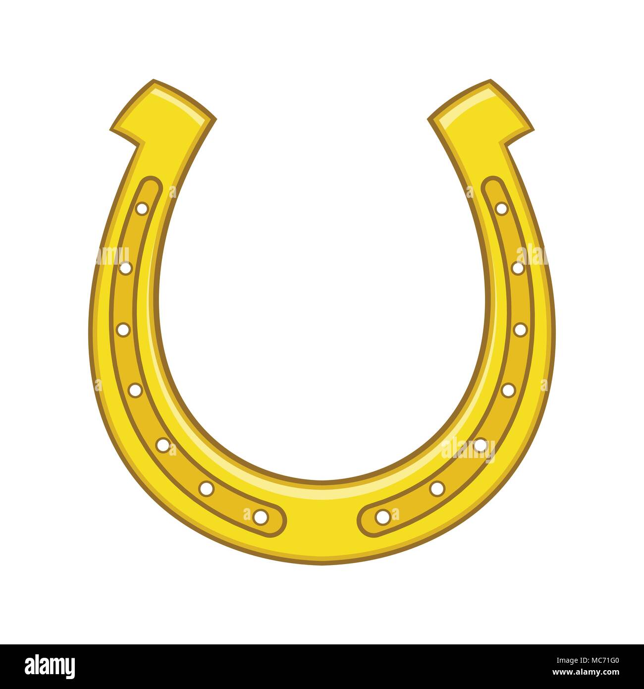 Horseshoe icon, cartoon style Stock Vector Image & Art - Alamy