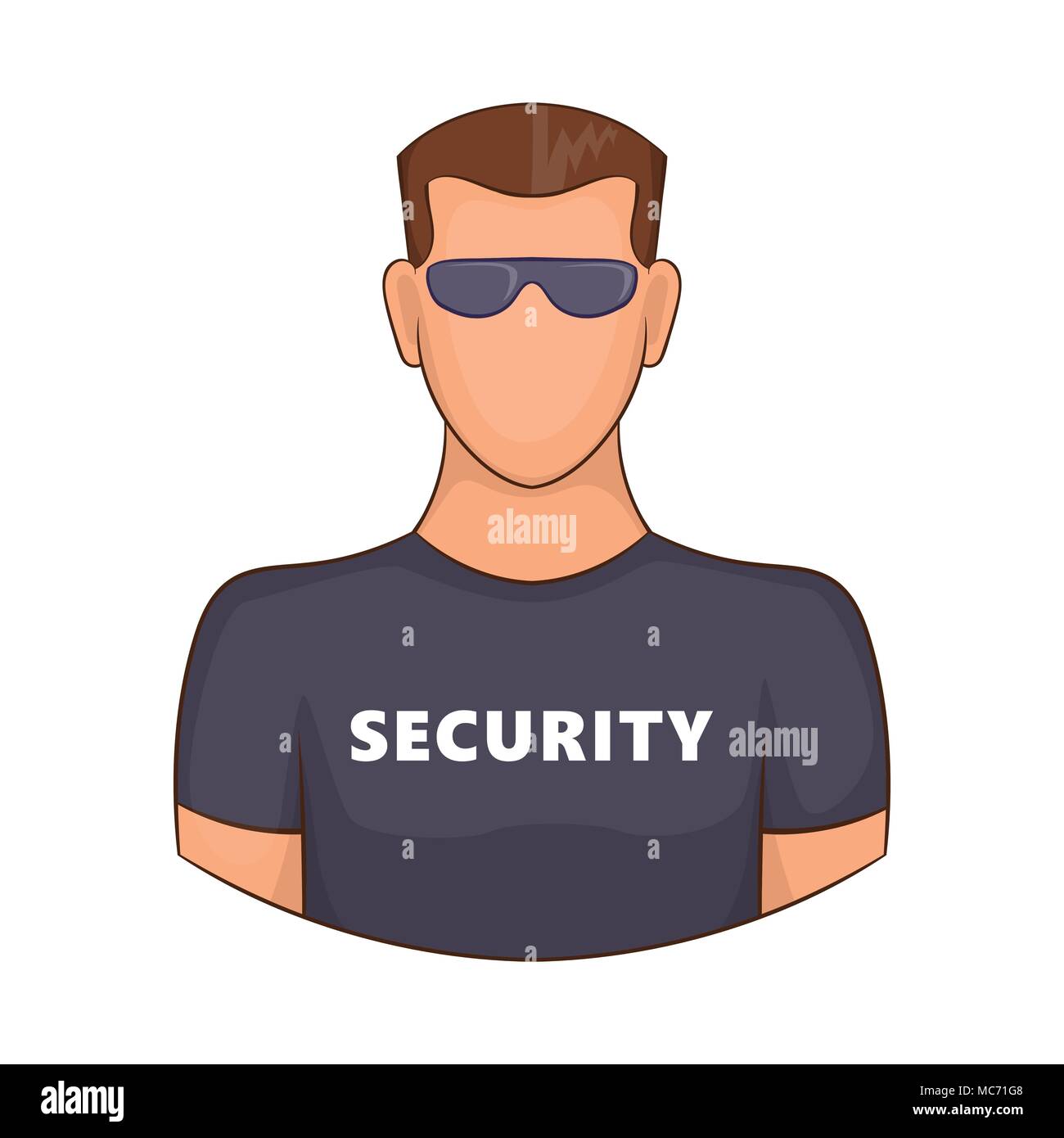 Cartoon Security Guard High Resolution Stock Photography and Images - Alamy