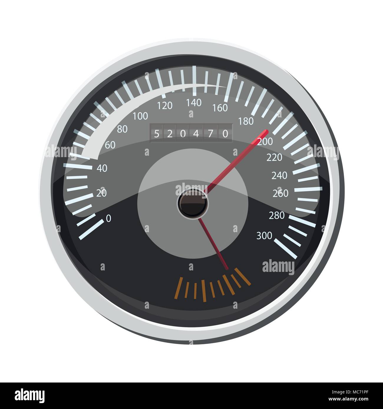 Grey speedometer icon, cartoon style Stock Vector Image & Art Alamy