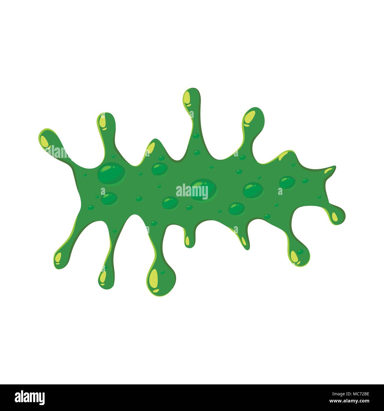 Splattered mucus isolated on white background Stock Vector Image & Art ...