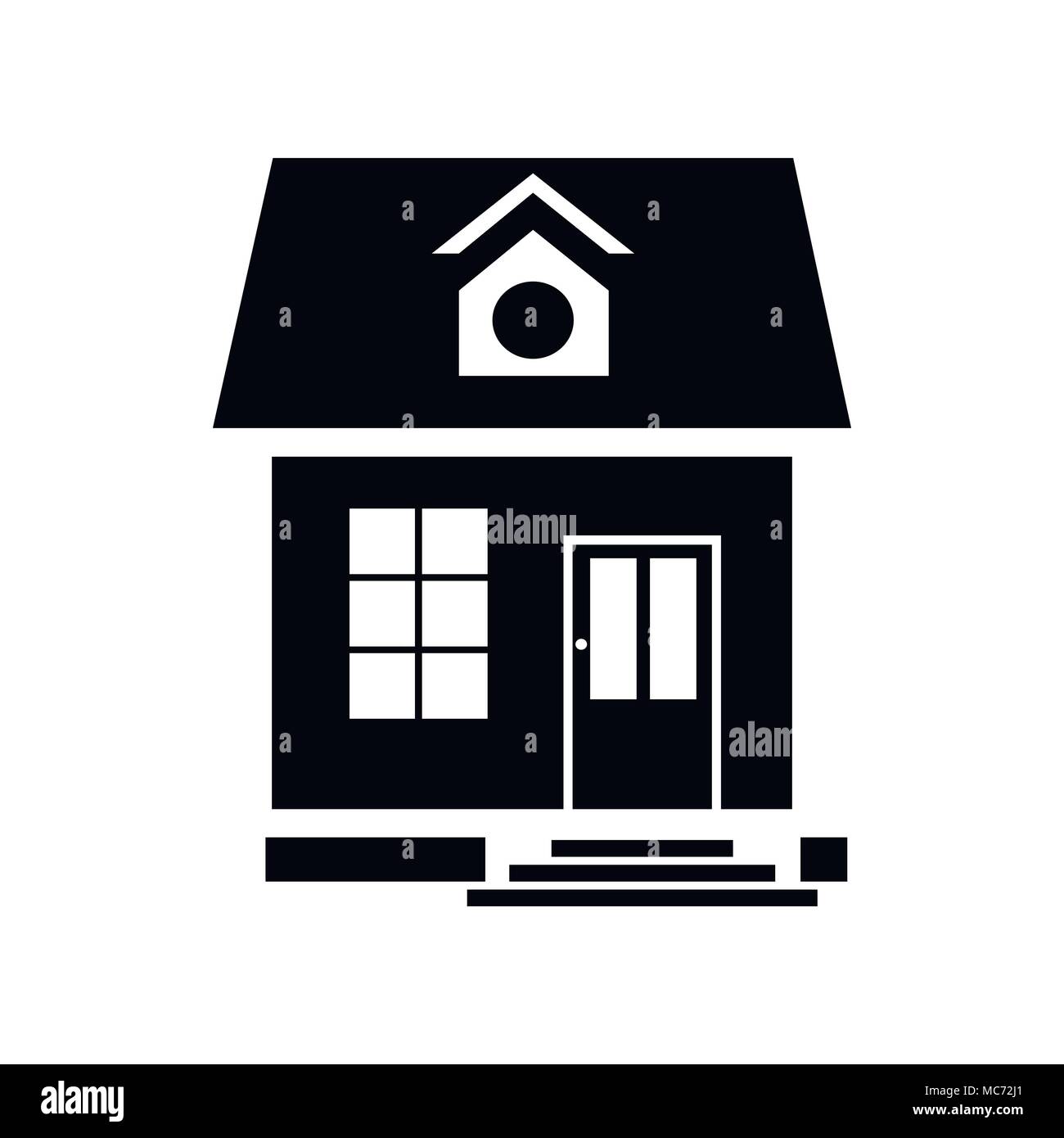 Little house icon, simple style Stock Vector Image & Art - Alamy