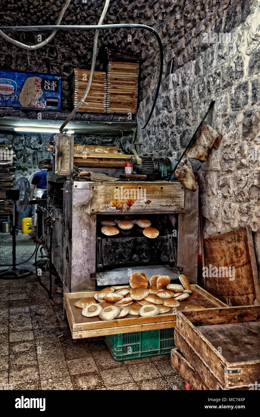 Jerusalem Bakery Stock Photo Alamy
