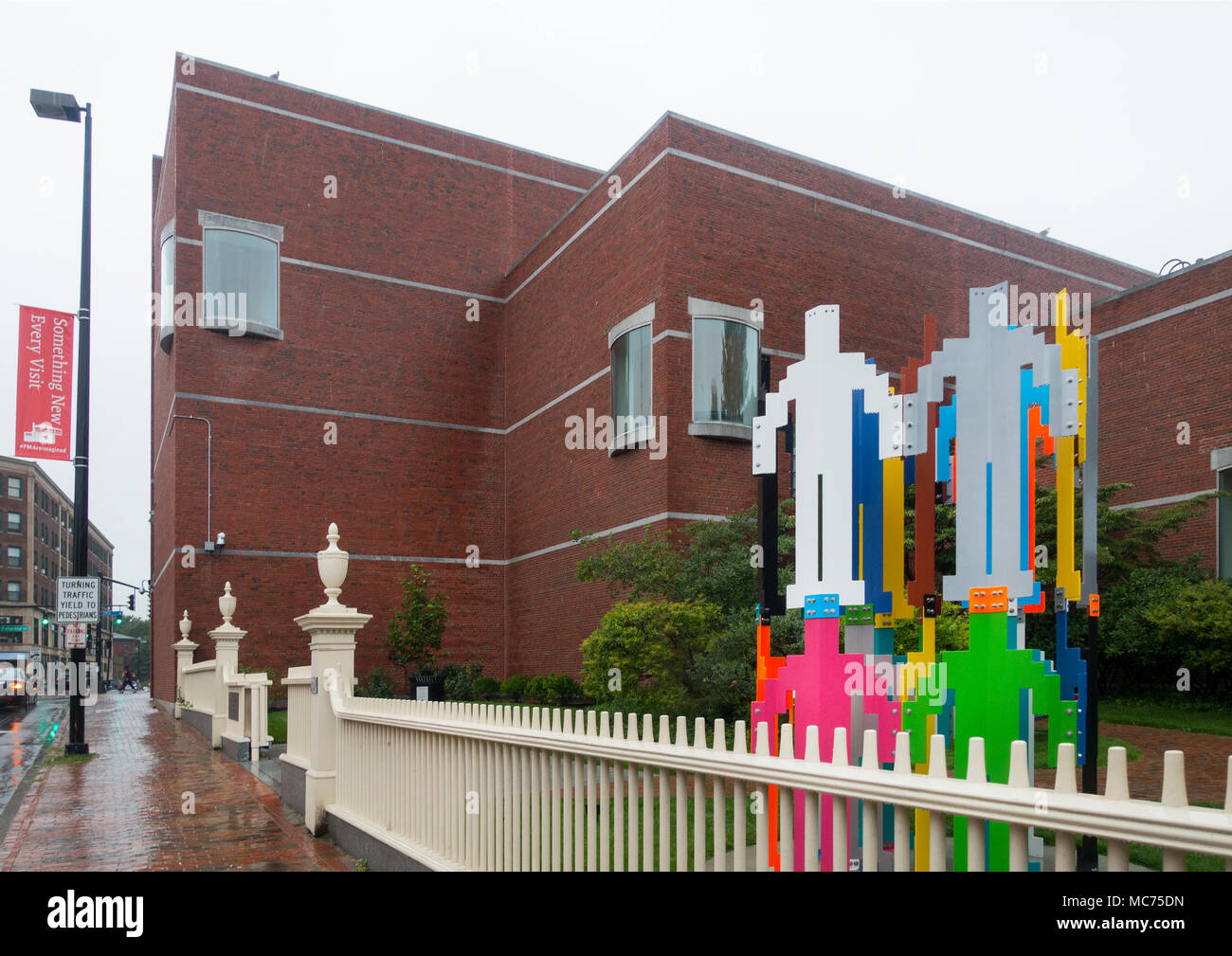 Portland Museum of Art Portland Maine Stock Photo