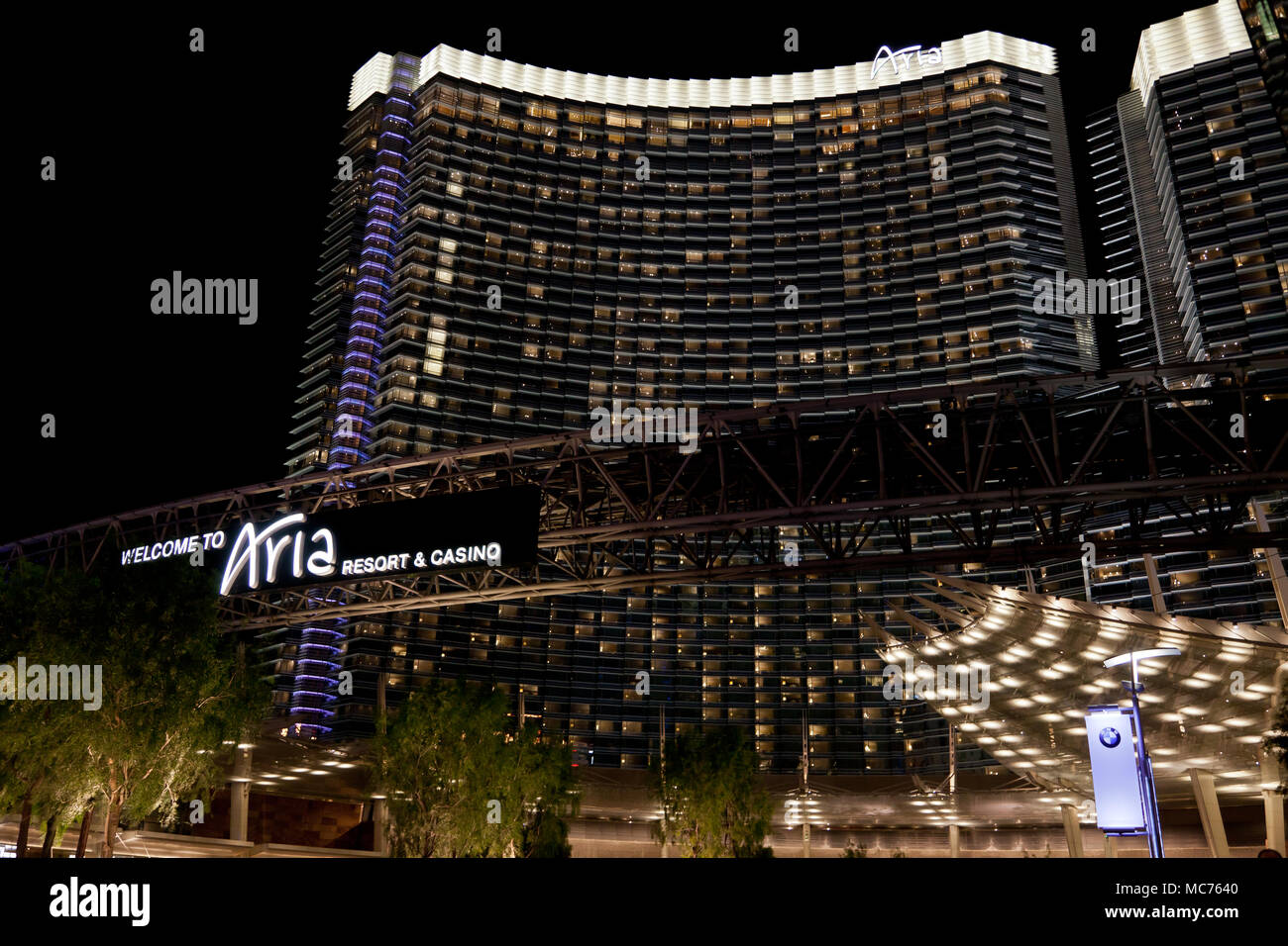 Aria Hotel and Resort, Las Vegas Nevada Stock Photo - Alamy