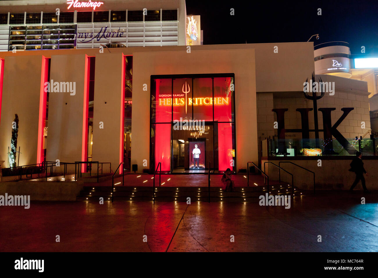 Hell's Kitchen Restaurant by Gordon Ramsay in Las Vegas, Nevada Stock Photo  - Alamy