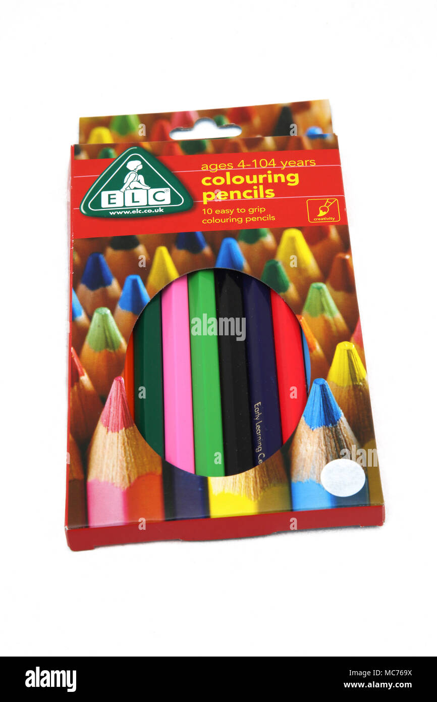 Pack Of Early Learning Centre Colouring Pencils Stock Photo Alamy