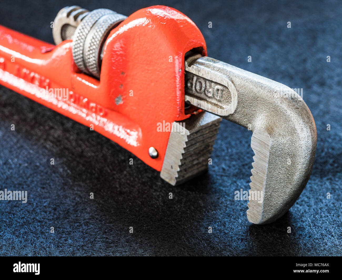 pipe-wrench-tool-stock-photo-alamy