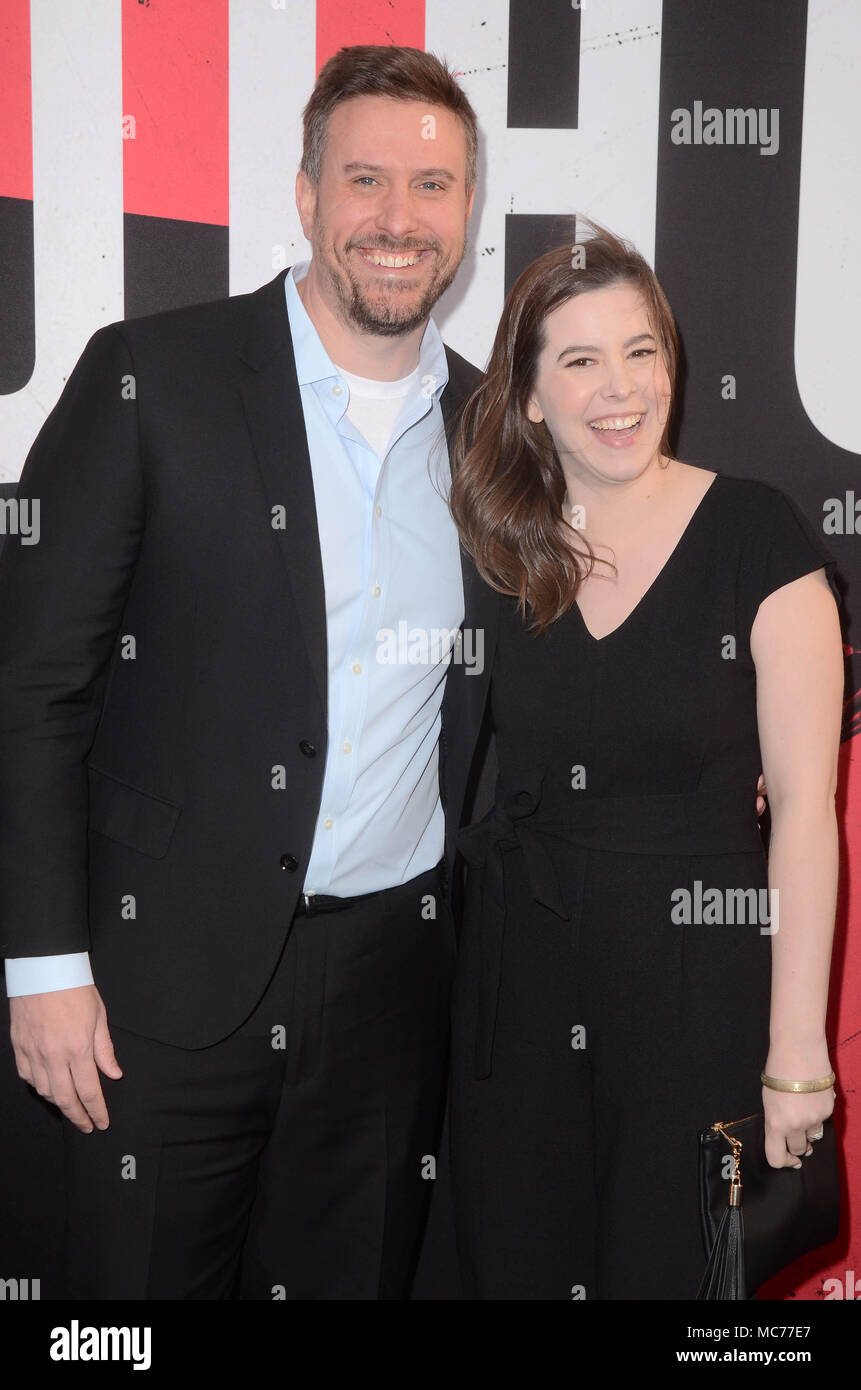 HOLLYWOOD, CA -  APRIL 12: Chris Roach, Jillian Jacobs at the premiere of Universal Pictures' 'Blumhouse's Truth or Dare' at the ArcLight Cinemas Dome in Hollywood, California on April 12, 2018. Credit: David Edwards/MediaPunch Stock Photo