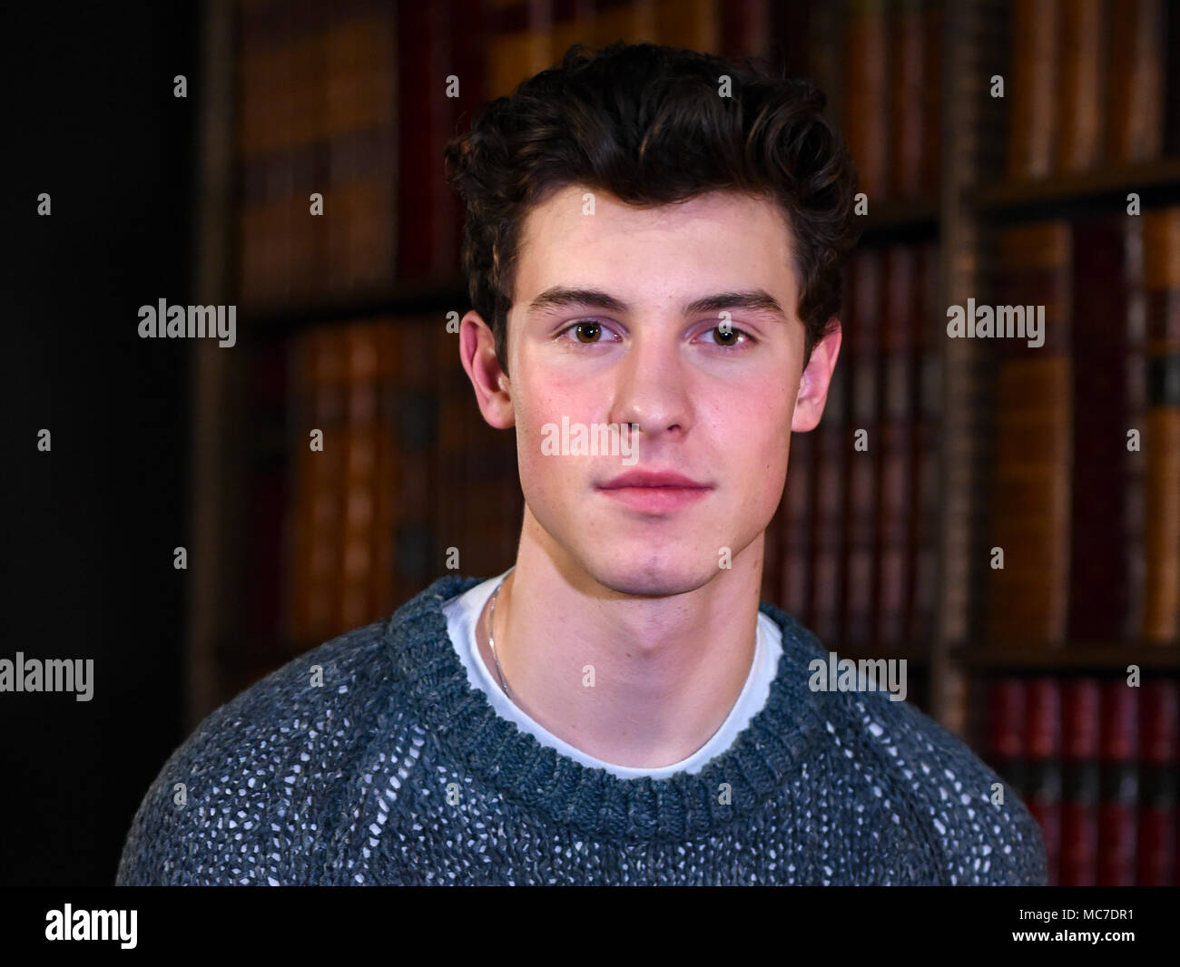 13 April 2018, Germany, Berlin Canadian singer Shawn Mendes, pictured