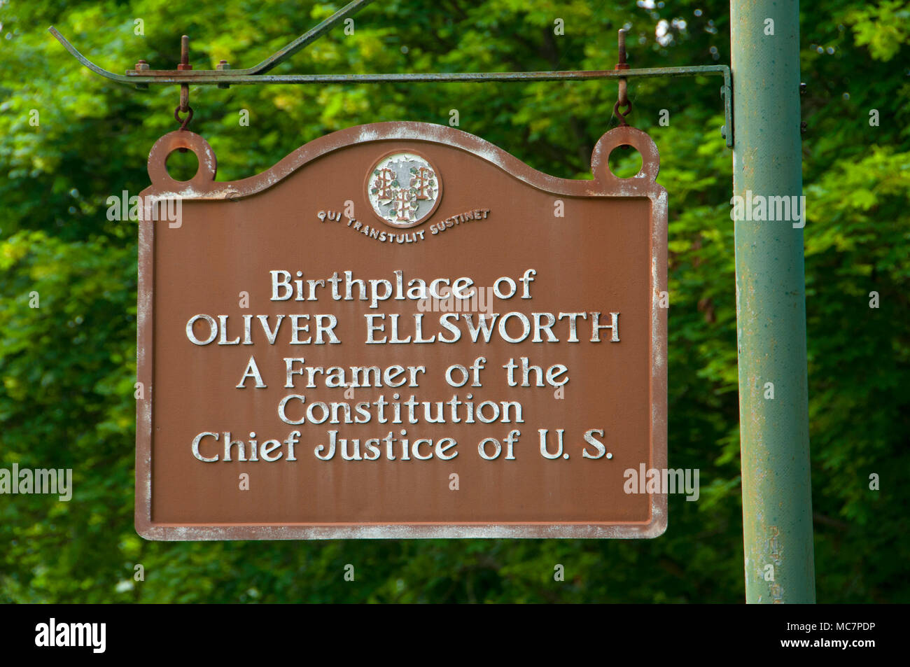 Oliver Ellsworth Homestead, Windsor, Connecticut Stock Photo