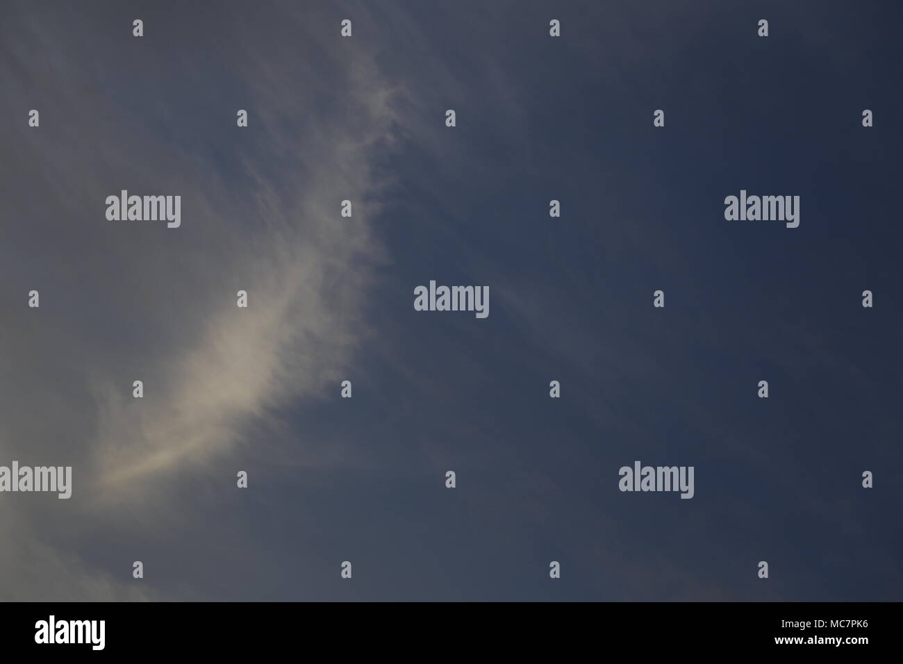 Clouds in the sky in many shapes Stock Photo - Alamy
