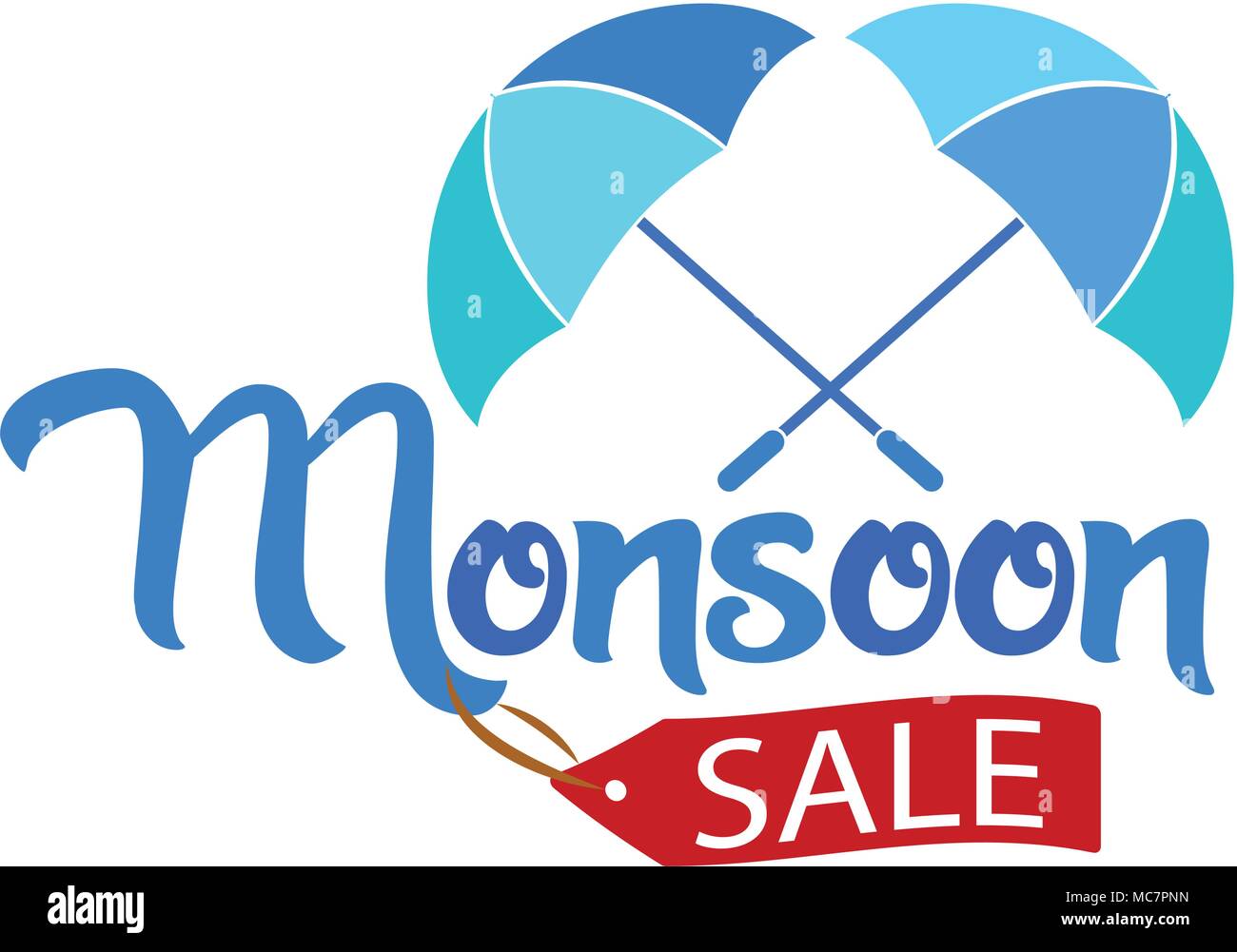 Monsoon Typography Graphic by nanasmadustudio · Creative Fabrica